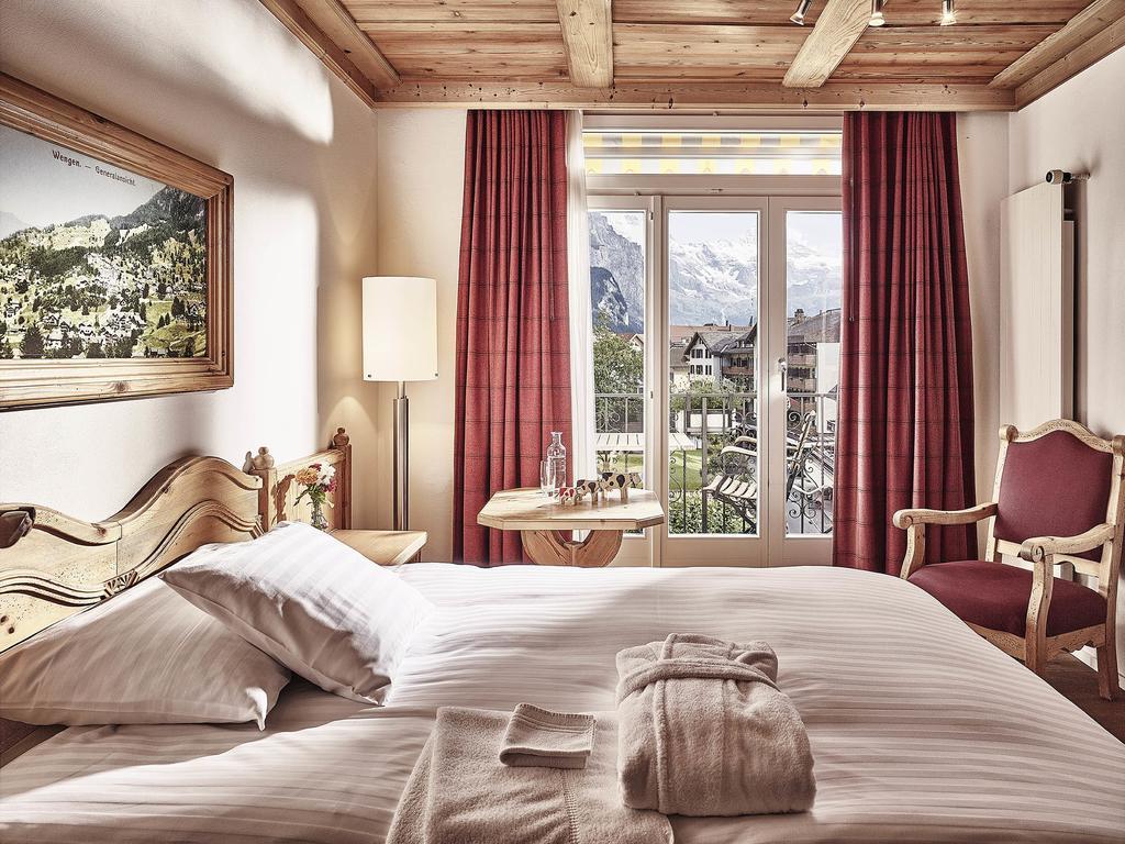 Hotel Schoenegg Венген Экстерьер фото